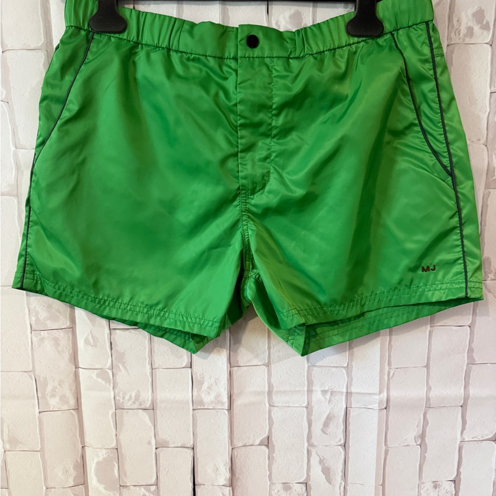 Marc Jacobs Green Swim Trunks Quick-Dry Comfort - Picture 4 of 8